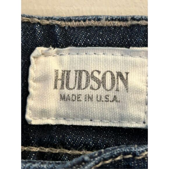 Y2K Hudson Signature Flap pockets low-rise Boot cut jeans size 28 petite length! - Picture 5 of 11